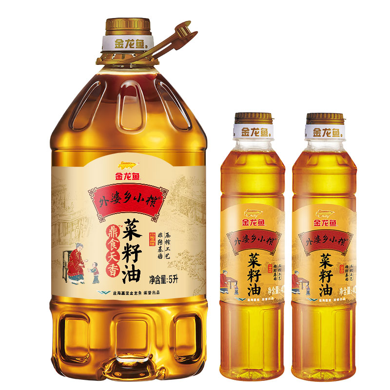 外婆乡小榨菜籽油5L赠400ml*2瓶