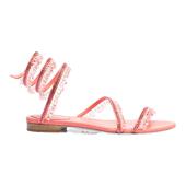 CHANDELIER系列水钻女士平底凉鞋 CAOVILLA 折扣倒计时 RENE