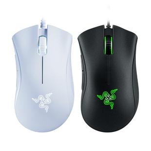 Razer雷蛇炼狱蝰蛇标准版 黑白色USB电脑电竞吃鸡有线游戏LOL鼠标