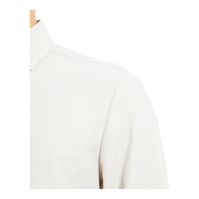 【肤感舒适】利郎青年商务长袖衬衫男2025秋易打理衬衣男Q5CZC005