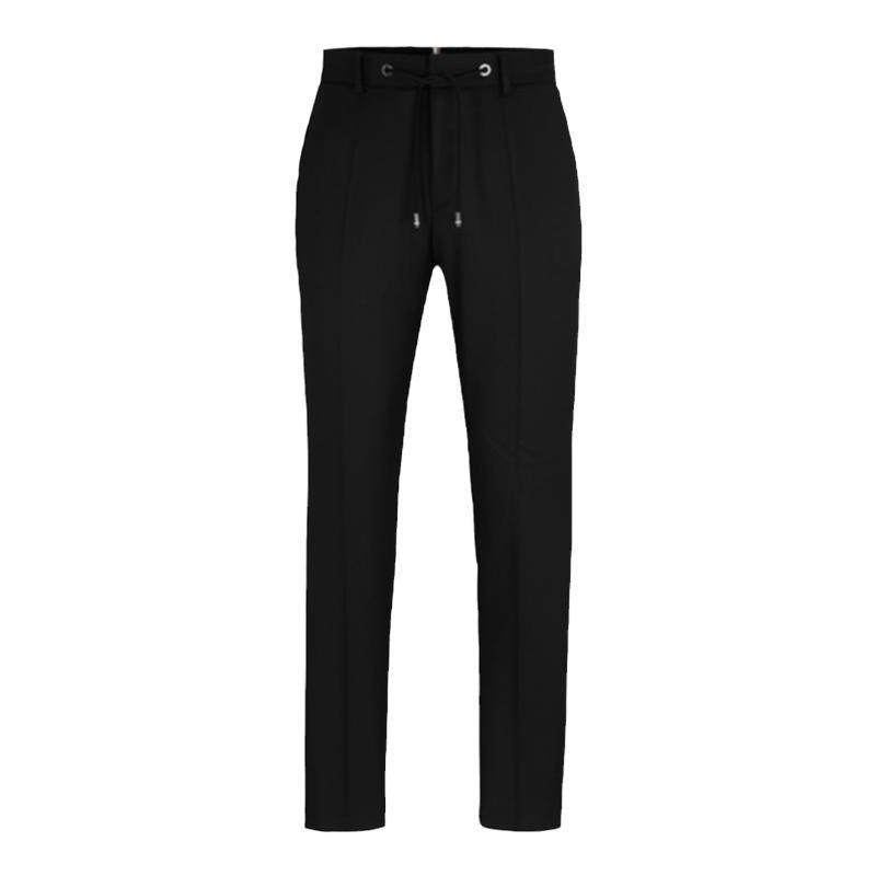 【100%羊毛】BOSS博斯 男士羊毛哔叽面料抽绳易打理修身长裤西裤,男装,休闲裤,淘宝优惠券,粉丝福利购,淘宝优惠卷