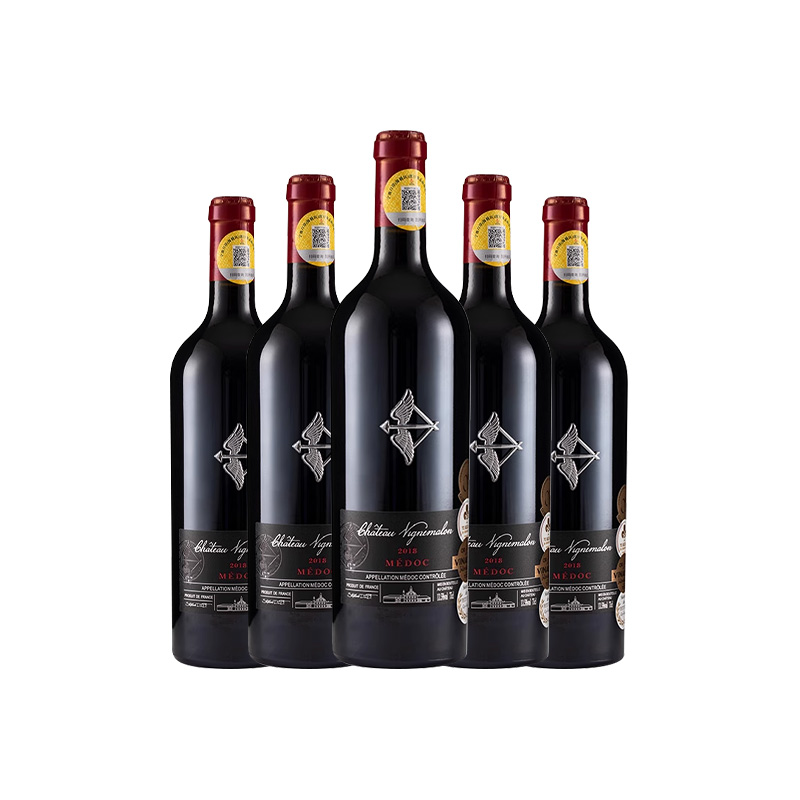 法国拉慕城堡梅多克干红葡萄酒木盒整箱装（小拉慕）  750ml*6瓶