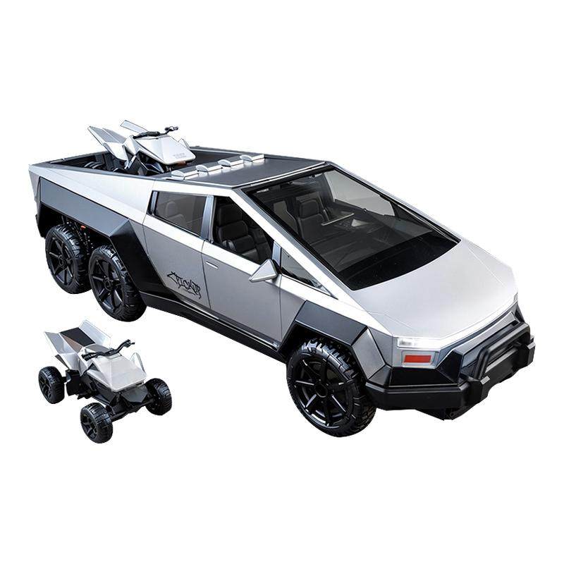 特斯拉皮卡车模型仿真合金男孩玩具车儿童房车小汽车模型收藏礼物,玩具/童车/益智/积木/模型,合金车/玩具仿真车/收藏车模,淘宝优惠券,粉丝福利购,淘宝优惠卷