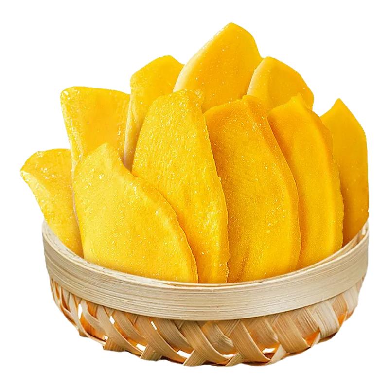 【净重】泰国风味芒果干500g袋装果脯新鲜水果干厚切孕妇休闲零食
