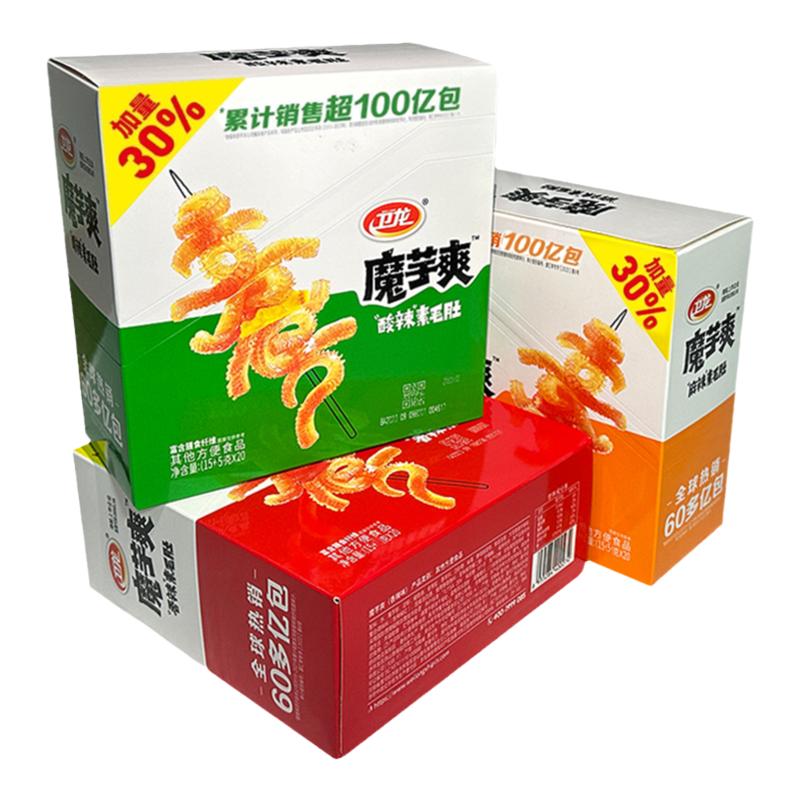 卫龙加量魔芋爽素毛肚辣条