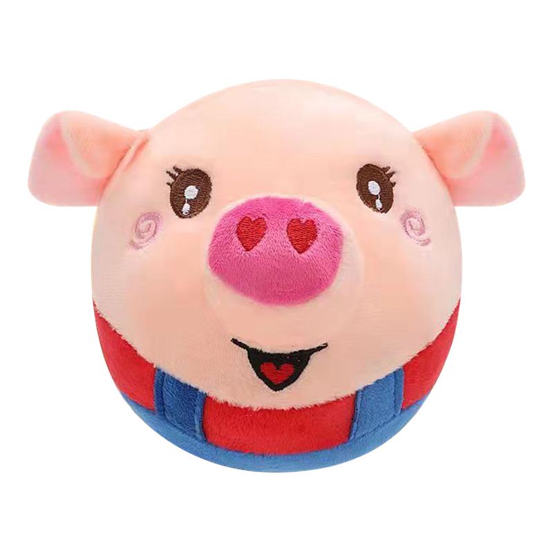 网红跳跳猪婴儿玩具发声带娃玩具