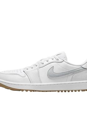 Nike克男Air Jordan 1 AJ1白色高尔夫球鞋缓震低帮板鞋DD9315-111