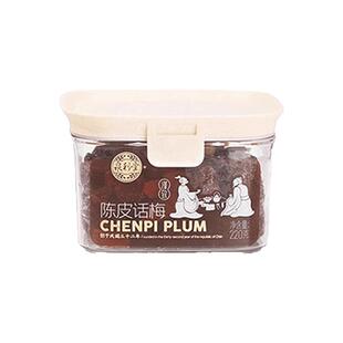 泉利堂陈皮话梅罐装梅条茶点话梅条梅子梅肉蜜饯果脯果干休闲450g