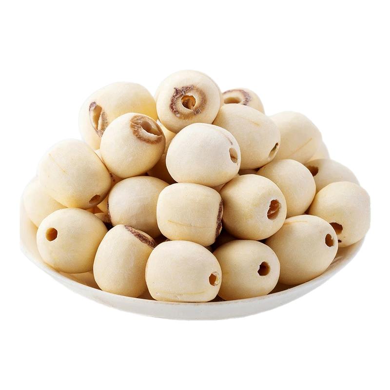 【新上市】特级大莲子纯天然莲子无芯粉糯磨皮湘莲白莲子枸杞批发