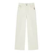 简约质感通勤复古时髦直筒牛仔裤 TeenieWeenie小熊女装 秋季