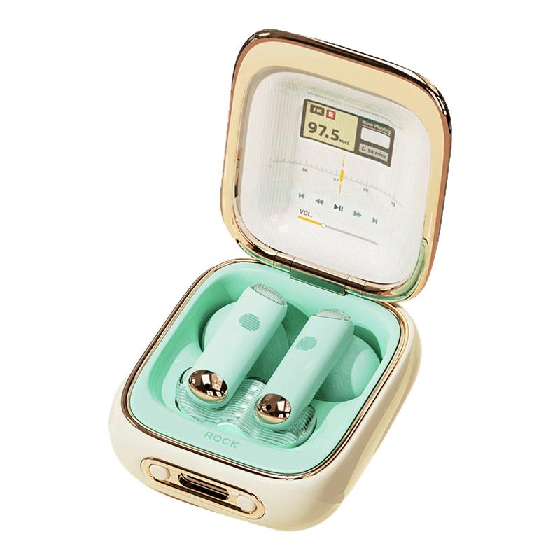 洛克ROCK 哆啦A梦无线蓝牙耳机半入耳式2025年新款超长续航降噪