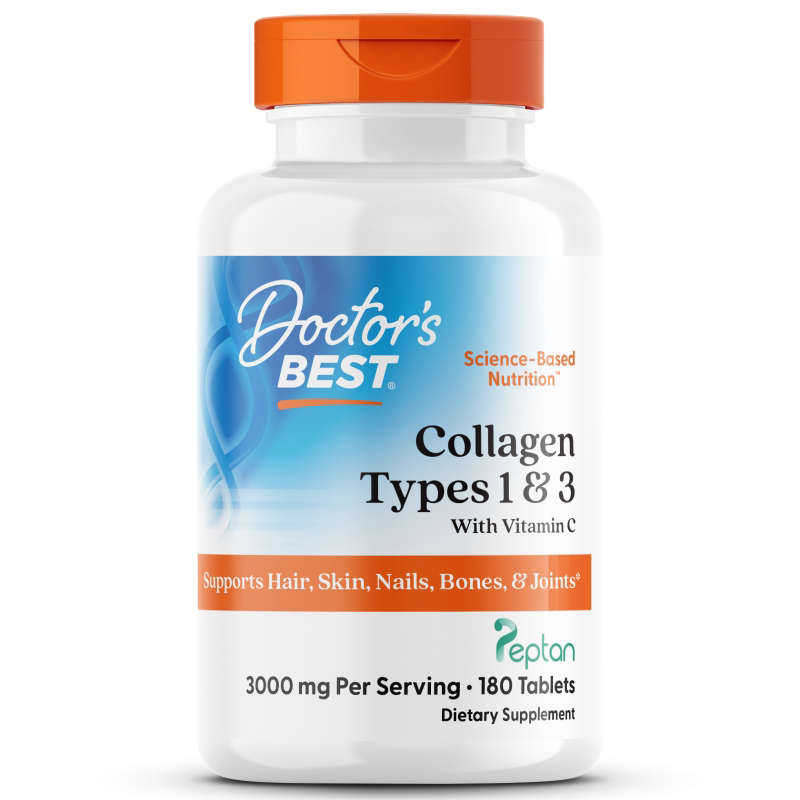 Doctor's Best多特倍斯美国进口胶原蛋白片焕亮美颜蛋白肽片180粒 - 实物图