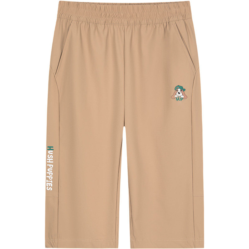 暇步士童装男童裤子2025夏季新款小童防晒运动短裤儿童休闲七分裤