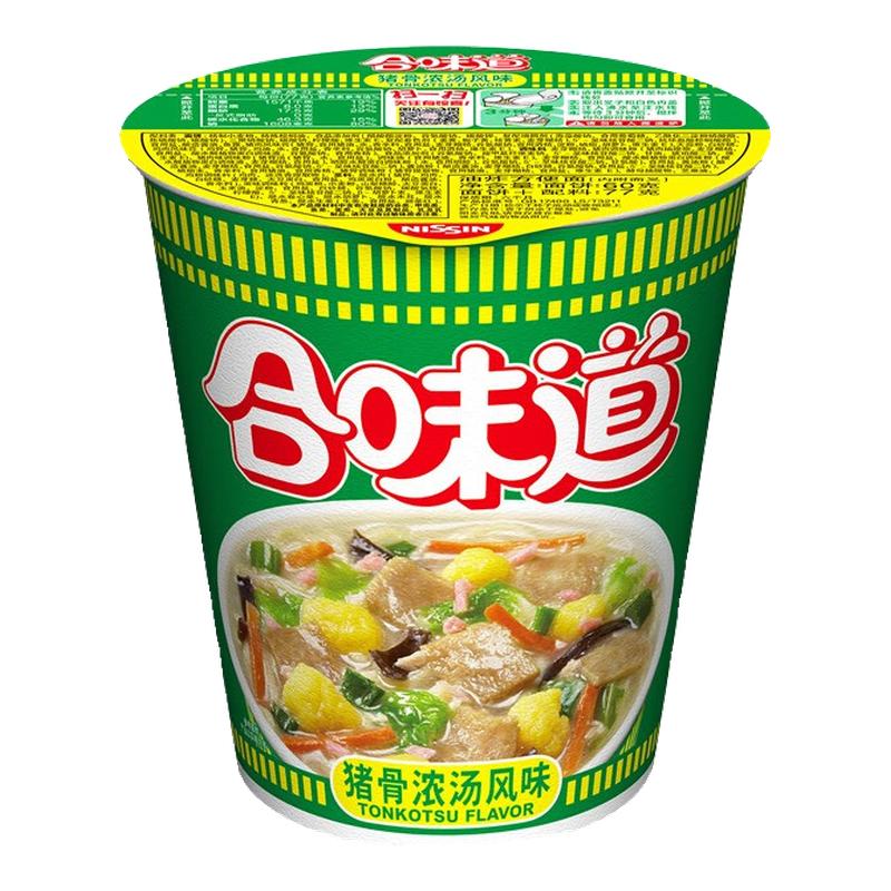 日清合味道 杯面泡面开杯乐方便面牛肉海鲜虾仁猪骨杯面实惠