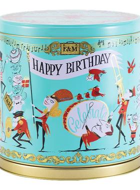 【百亿补贴】FortnumMason福南梅森英国曲奇饼八音盒饼干礼盒475g