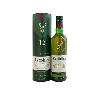 格兰菲迪12年单一麦芽威士忌 700mL 原装进口斯佩塞核心产区