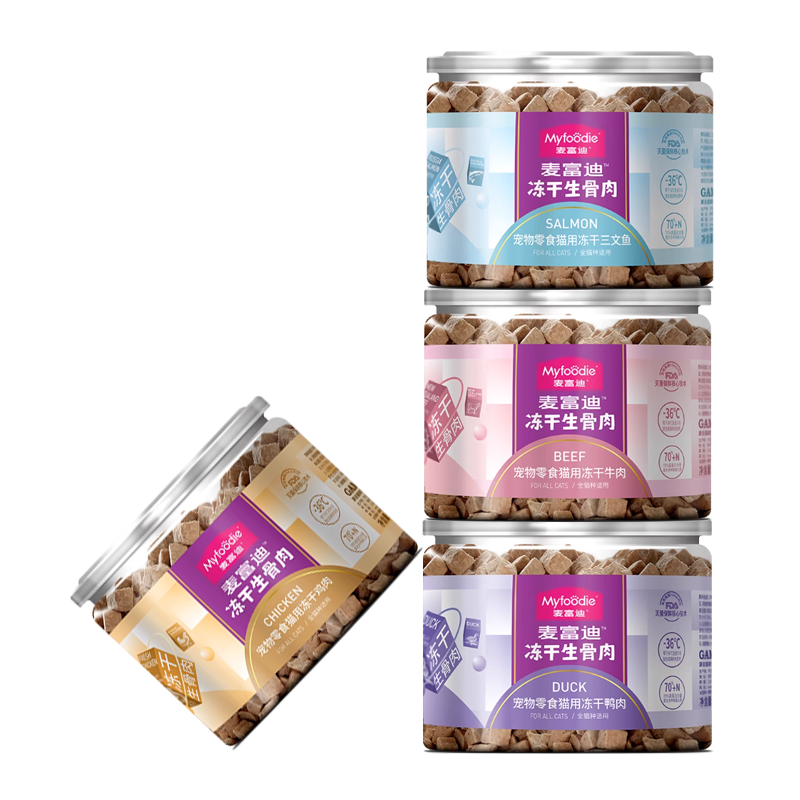 麦富迪冻干生骨肉猫零食54g