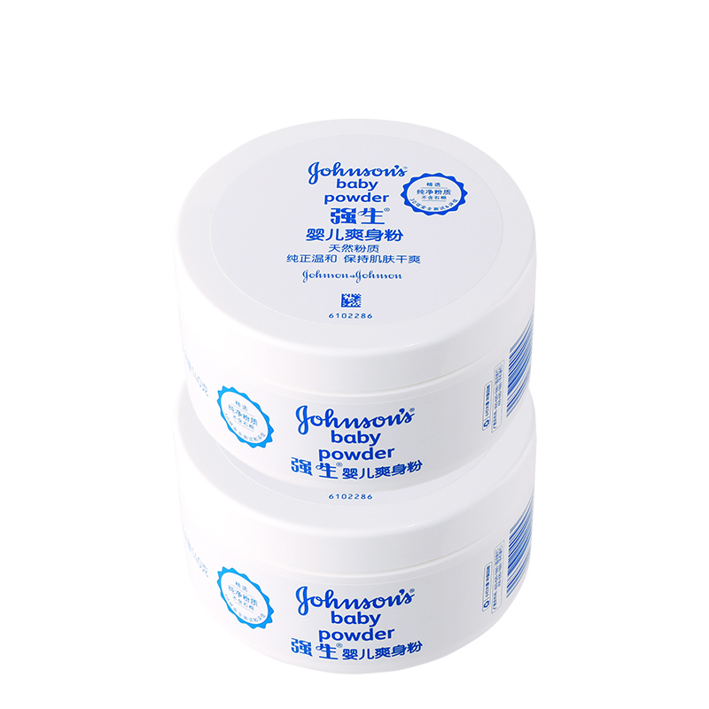 强生婴儿爽身粉新生儿宝宝痱子粉干爽舒缓儿童玉米爽身粉全新升级