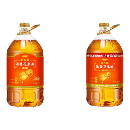 金龙鱼浓香花生油4L食用油炒菜物理压榨一级健康4升大桶家用正品