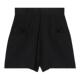 法式 气质时尚 羊毛混纺黑色高腰褶裥阔腿修身 SANDRO秋冬女装 短裤