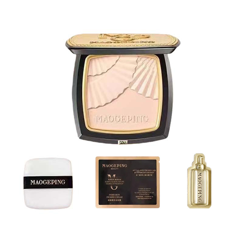 MAOGEPING/毛戈平 光感柔纱凝颜小金扇粉饼散粉定妆持久不脱妆R