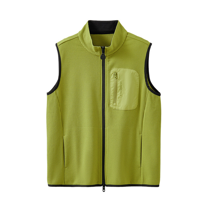 CLOUDSPACE【青芒】UPF50+防晒华夫格吸湿速干马甲春