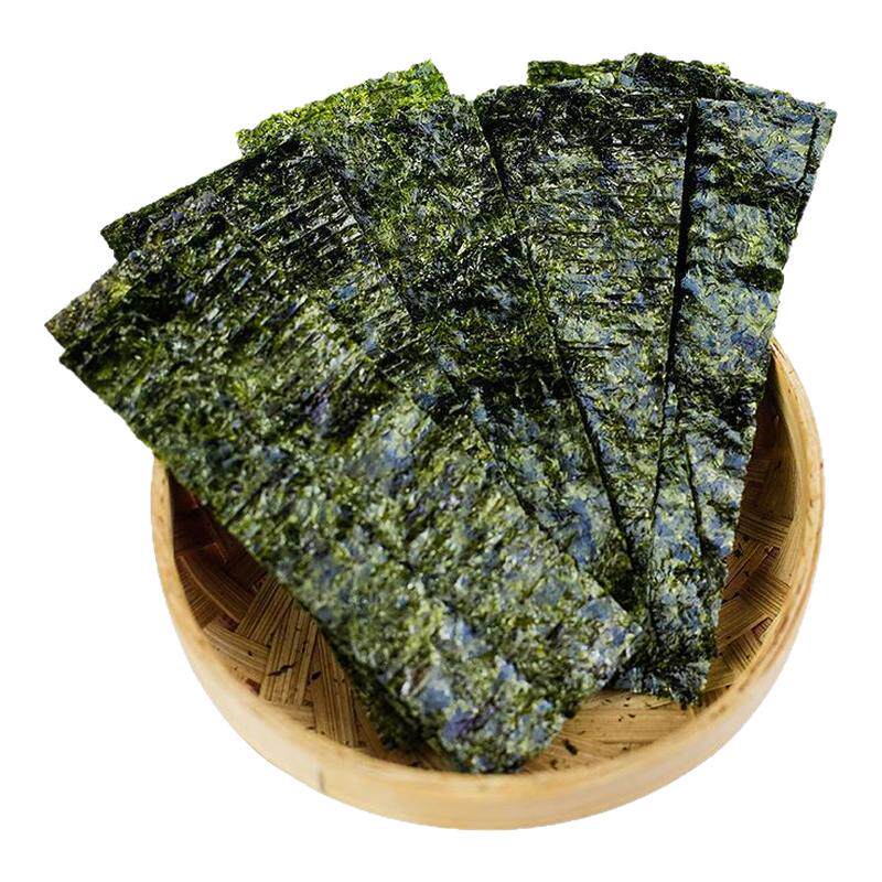 边角料零食按斤称捡漏调味海苔片原味辣味零 食品每袋2片