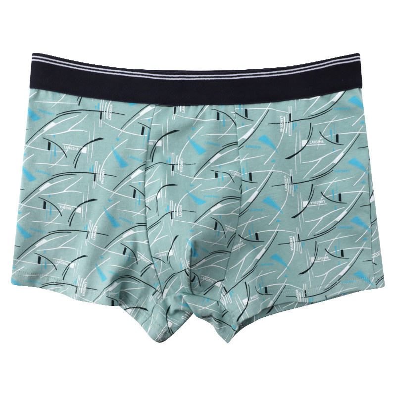 浪莎男士内裤男生纯棉短裤平角裤头青年10A抗菌裆四角裤衩送男友,女士内衣/男士内衣/家居服,男平角内裤,淘宝优惠券,粉丝福利购,淘宝优惠卷