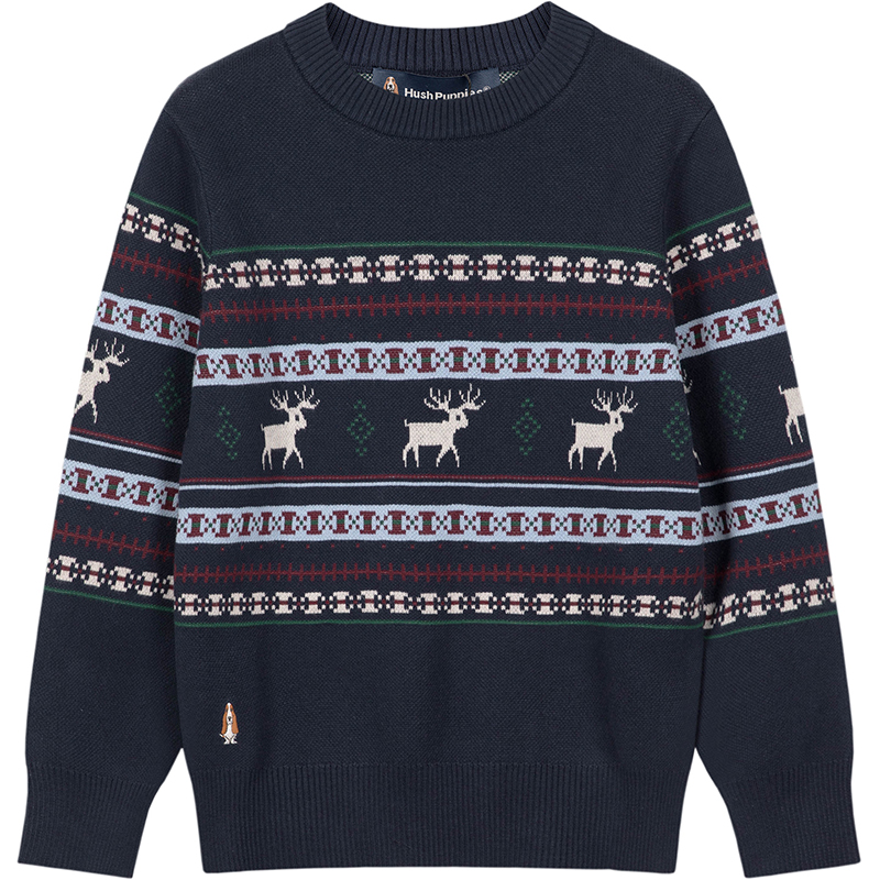 【25冬新品】暇步士童装儿童针织衫大童休闲保暖线衣女童舒适毛衣