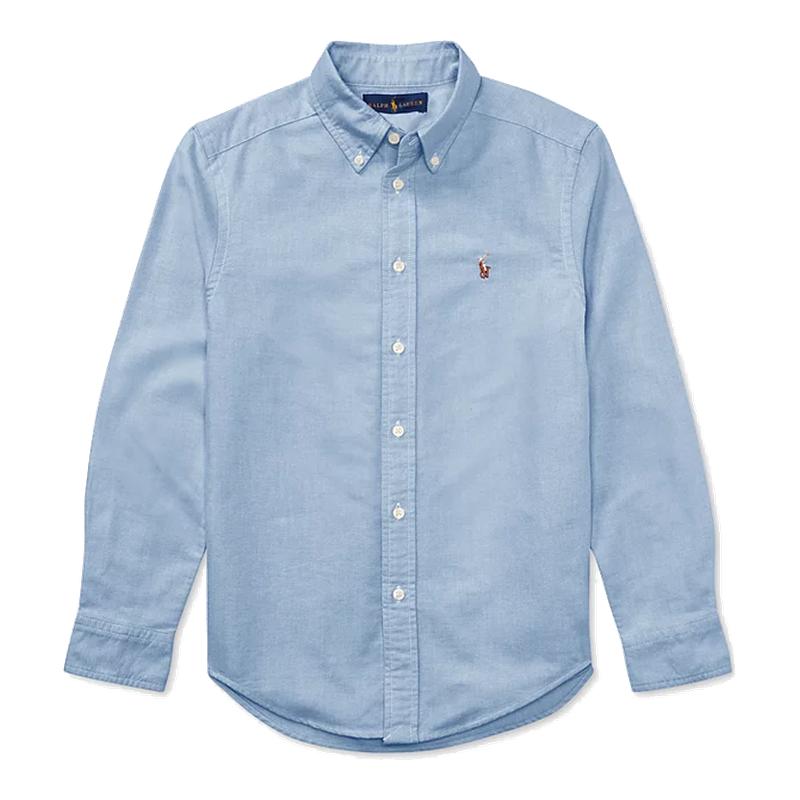 拉夫劳伦棉质牛津布衬衫透气