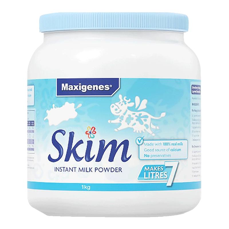 澳洲美可卓蓝胖子全脂脱脂高钙青少年儿童大学生成人进口奶粉1kg