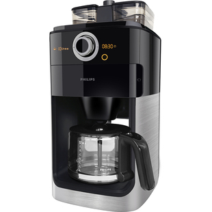 飞利浦咖啡机HD7761美式 豆粉两用 7762全自动家用小型研磨一体美式