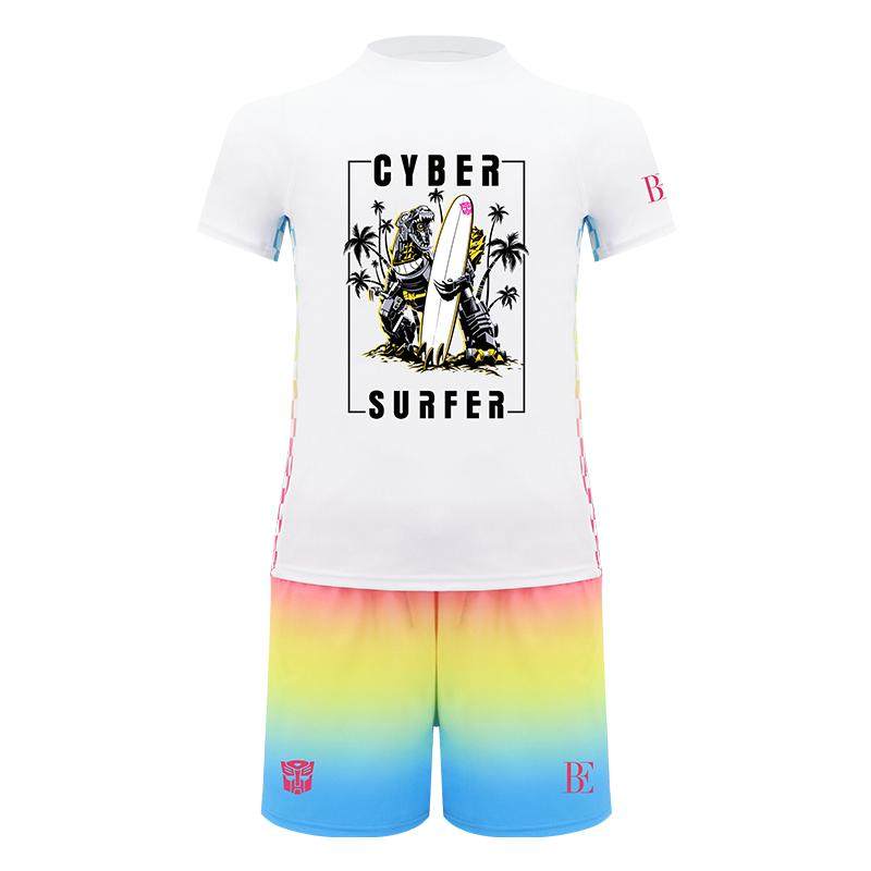 BE范德安儿童泳衣联名系列男孩分体短袖沙滩裤