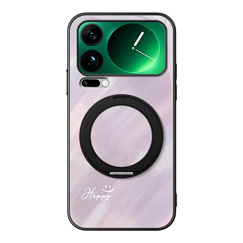 适用小米17pro手机壳新款旋转磁吸支架小米17promax全包高级感xiaomi17简约防摔小清新男女款渐变色
