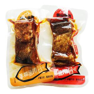 鱼山鱼海鱼排湖南特产香辣味鱼块手撕鱼麻辣鱼干海味零食即食小吃
