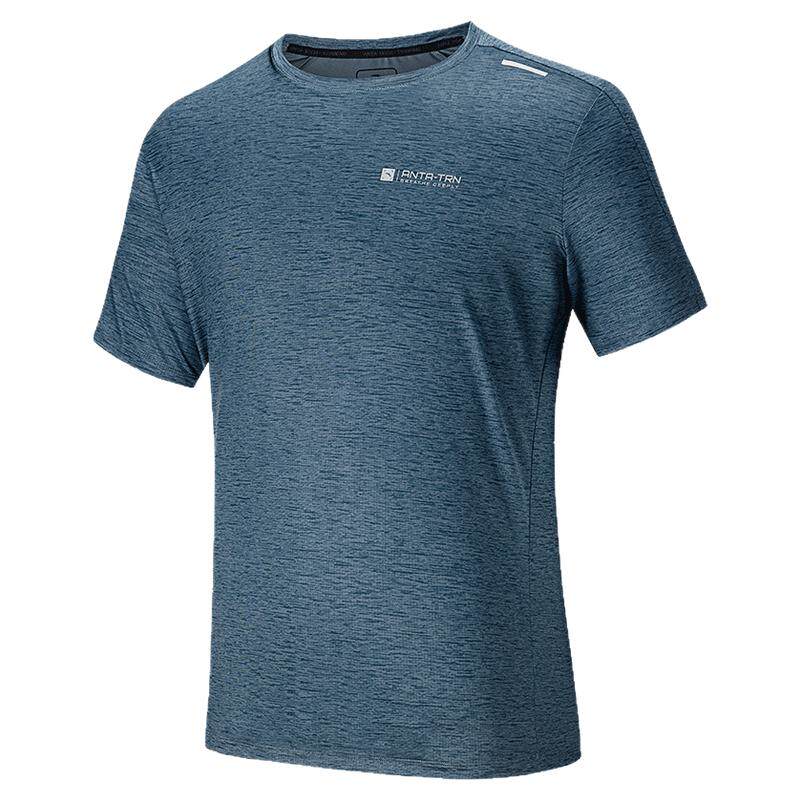 安踏短袖T恤男士旗舰正品夏季新款冰丝速干运动上衣圆领半袖体恤