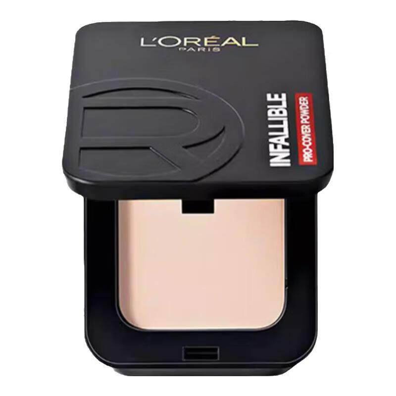 欧莱雅磨皮大王粉饼遮瑕持妆自然散官方旗舰店正品送女友圣诞礼物