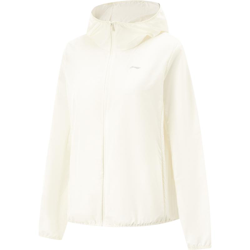 李宁防晒宽松连帽女运动风衣