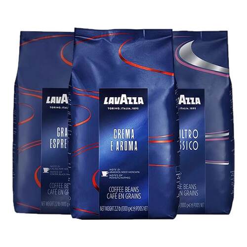 LAVAZZA官方正品醇香咖啡豆1kg