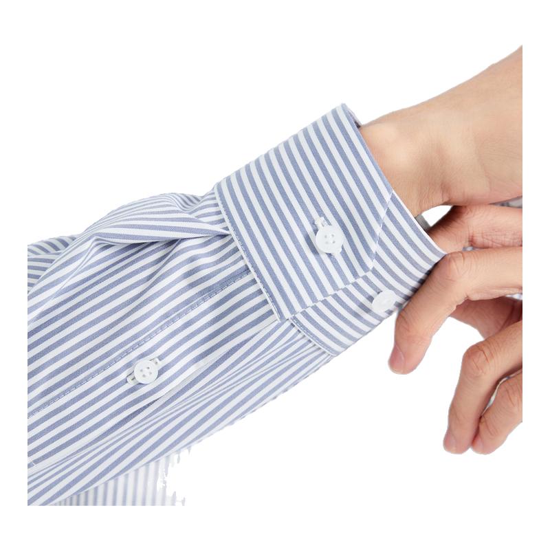 【竖条纹设计】利郎青年商务长袖衬衫2025秋易打理衬衣男Q5CZC014