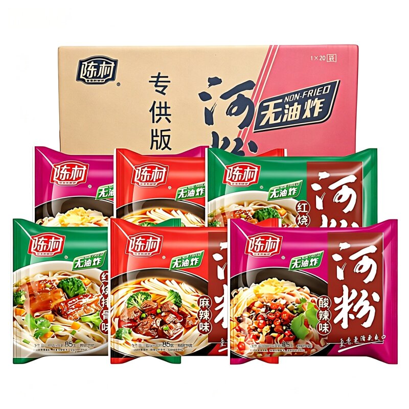 陈村河粉红烧排骨味85g*20包整箱
