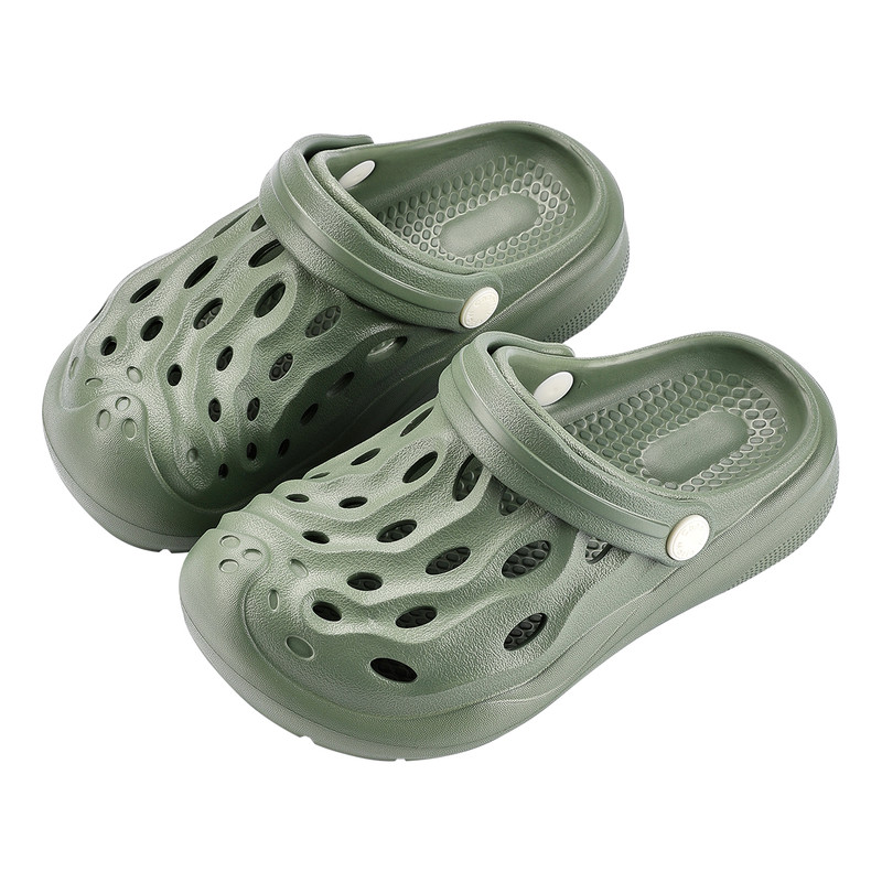 幸福玛丽2026新款儿童洞洞鞋男童夏季户外运动男孩包头沙滩凉拖鞋