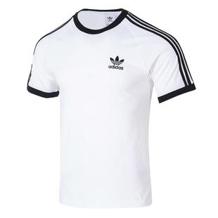 情侣装 新款 宽松白色上衣男 夏季 阿迪达斯三叶草运动T恤女纯棉短袖
