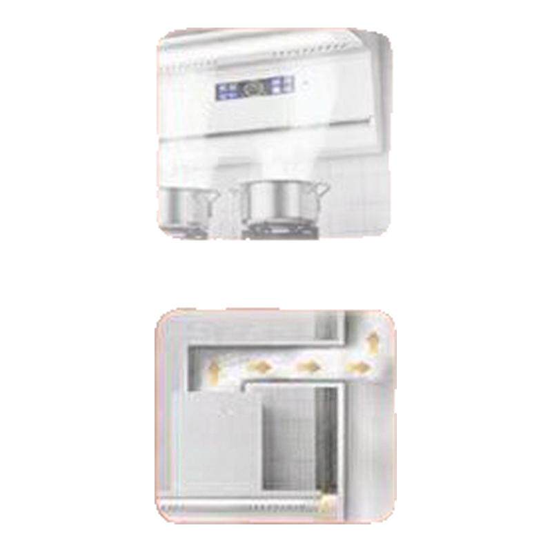 樱花抽油烟机7字型大吸力顶侧双吸新款白色烟机灶具二三件套餐装