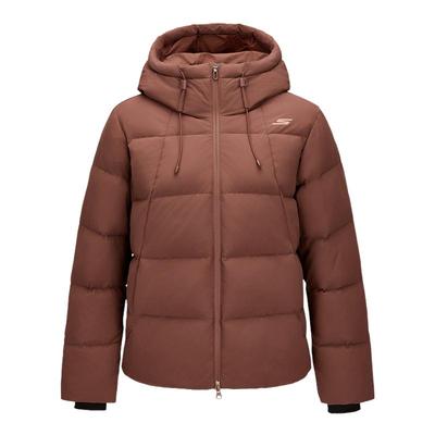 Skechers斯凯奇女外套冬季防风保暖短款羽绒服夹克P425W052/05ZZ