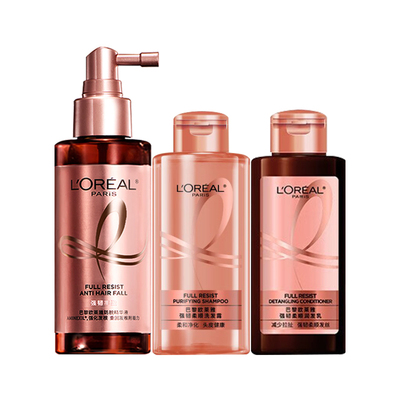 欧莱雅强韧防脱精华液洗发水润发