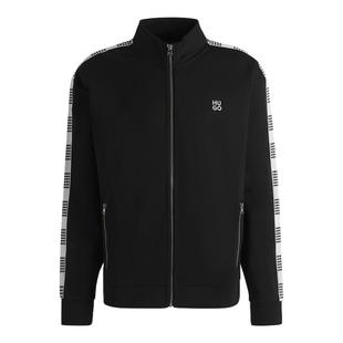 男士 HUGO雨果 方格点缀饰带棉质混纺卫衣 混纺卫衣