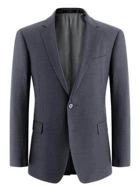 雅戈尔男士西服秋季新款纯羊毛商务绅士上班婚庆礼服套西上衣4912