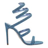 CLEO系列水钻蛇形绑带高跟鞋 CAOVILLA 折扣倒计时 RENE
