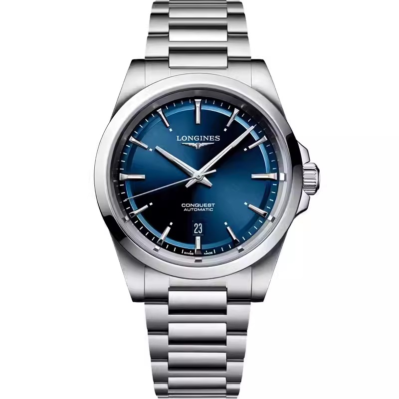 Longines浪琴康卡斯悦动手表 自动机械钢带运动男表L3.830.4.92.6